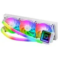 Mars Gaming ML-ULTRA360 Blanco, Refrigeración Líquida CPU, TDP 650W, Espejo Infini