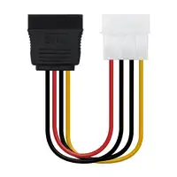 Nanocable CABLE SATA ALIMENTACION 5.25''(MOLEX 4PIN)/M-SATA/H 16CM OEM