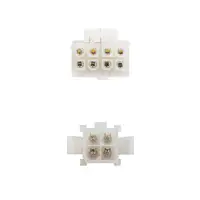 Nanocable CABLE ALIM. 4PIN/H-4+4PIN/M 15CM