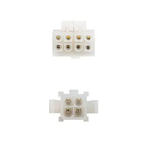 Nanocable CABLE ALIM. 4PIN/H-4+4PIN/M 15CM