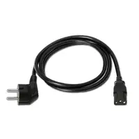 AISENS A132-0168 cable de transmisión Negro 3 m CEE7/7 C13 acoplador