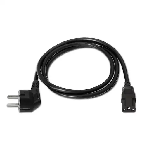 AISENS A132-0168 cable de transmisión Negro 3 m CEE7/7 C13 acoplador