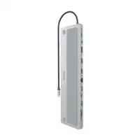 AISENS USB-C Dock 12 en 1, USB-C a 2xHDMI, 1xDisplayPort, 1xRJ45, 3xUSB-A, 1xUSB-C
