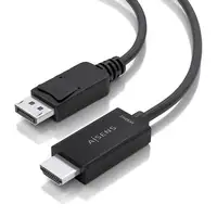 AISENS Cable conversor DisplayPort a HDMI 4K@60Hz, DP/M-HDMI/M, Negro, 2.0m