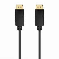 AISENS Cable DISPLAYPORT V1.2 CCS 4K@60Hz, DP/M-DP/M, Negro, 0.5m