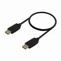AISENS Cable DISPLAYPORT V1.2 CCS 4K@60Hz, DP/M-DP/M, Negro, 0.5m