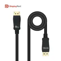 Nanocable 10.15.2502 cable DisplayPort 2 m Negro