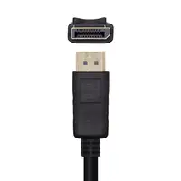 AISENS Cable DisplayPort V1.2 4K@60Hz, DP/M-DP/M, Negro, 1.0m