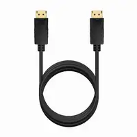 AISENS Cable DISPLAYPORT V1.2 CCS 4K@60Hz, DP/M-DP/M, Negro, 2.0m