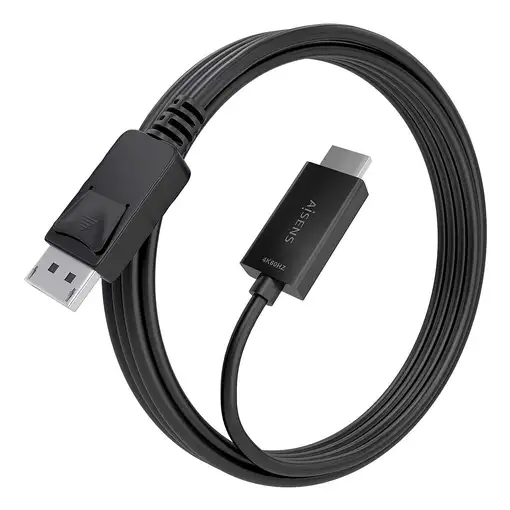 AISENS Cable conversor DisplayPort a HDMI 4K@60Hz, DP/M-HDMI/M, Negro, 3.0m