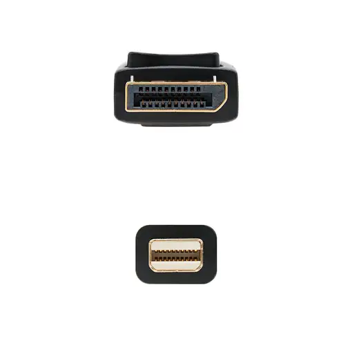 Nanocable DisplayPort, 2m Mini DisplayPort Negro