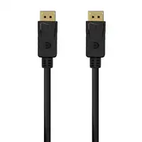 AISENS Cable DISPLAYPORT V1.2 4K@60Hz, DP/M-DP/M, Negro,1.5M