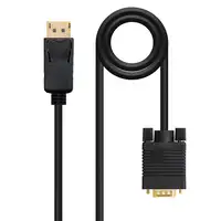 Nanocable Cable Conversor DisplayPort a VGA, DP/M - VGA/M, Negro, 1 m