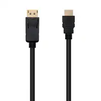 Nanocable Cable Conversor DISPLAYPORT a HDMI, DP/M - HDMI/M, Negro, 10 m