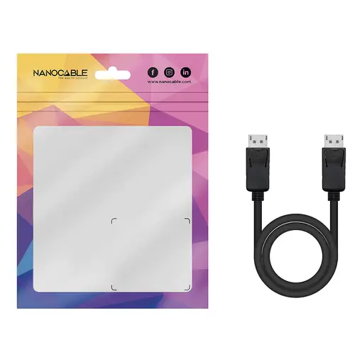 Nanocable Cable DisplayPort 1.2 CCS, DP/M - DP/M, Negro, 1.5 m