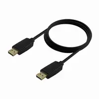 AISENS Cable DISPLAYPORT V1.2 CCS 4K@60Hz, DP/M-DP/M, Negro, 1.5m