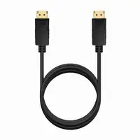 AISENS Cable DISPLAYPORT V1.2 CCS 4K@60Hz, DP/M-DP/M, Negro, 1.5m