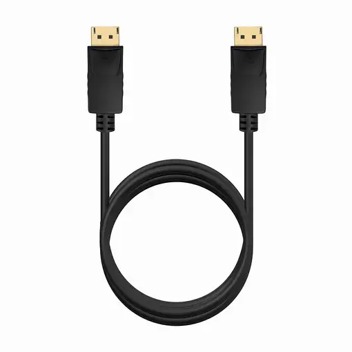AISENS Cable DISPLAYPORT V1.2 CCS 4K@60Hz, DP/M-DP/M, Negro, 1.5m