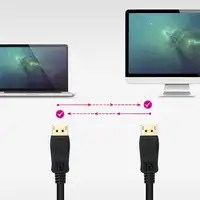 Nanocable Cable DisplayPort 1.4, DP/M - DP/M, Negro, 1 m