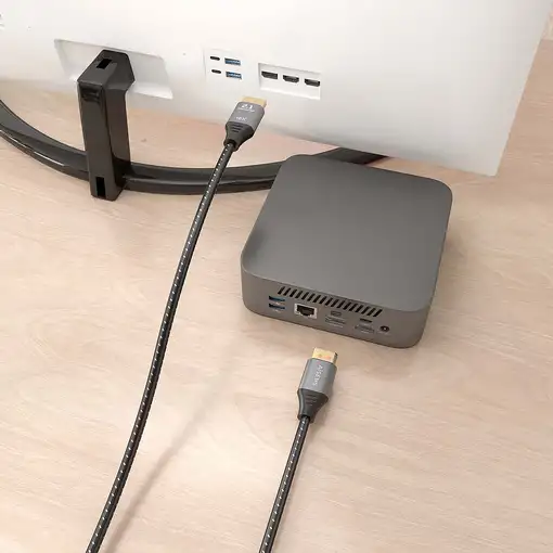 AISENS Cable DisplayPort V2.1 16K@60Hz 80 Gbps, DP/M-DP/M, Negro, 2.0m