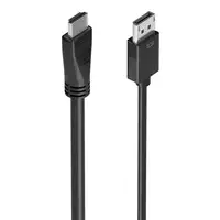 AISENS Cable conversor DisplayPort a HDMI 4K@60Hz, DP/M-HDMI/M, Negro, 5.0m