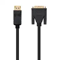 Nanocable Cable Conversor DisplayPort a DVI, DP/M - DVI/M, Negro, 1 m
