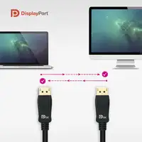 Nanocable Cable DISPLAYPORT 1.4 CERTIFICADO VESA, DP/M – DP/M, Negro, 1.5 m