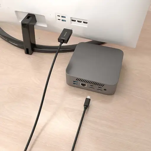 AISENS Cable conversor MINI DP a HDMI 4K@60Hz, MINI DP/M-HDMI/M, Negro, 2.0m