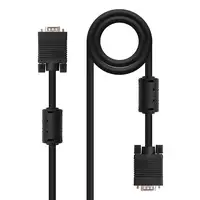 Nanocable CABLE SVGA CON FERRITA HDB15/M-HDB15/M 6.0 M