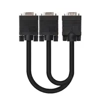 Nanocable CABLE BIFURCADOR SVGA HDB15/M-2xHDB15/H 45 CM