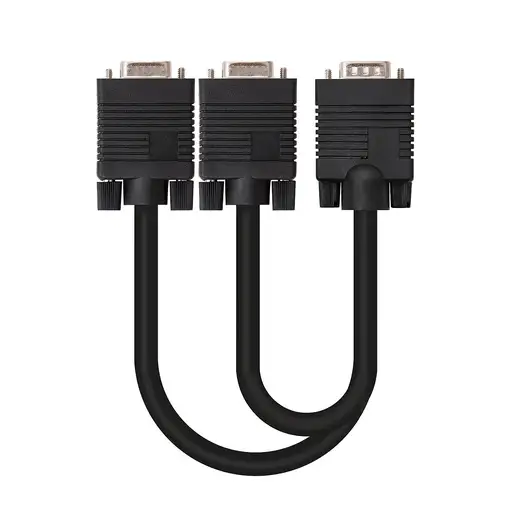 Nanocable CABLE BIFURCADOR SVGA HDB15/M-2xHDB15/H 45 CM