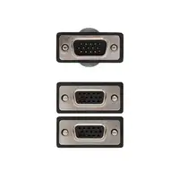 Nanocable CABLE BIFURCADOR SVGA HDB15/M-2xHDB15/H 45 CM