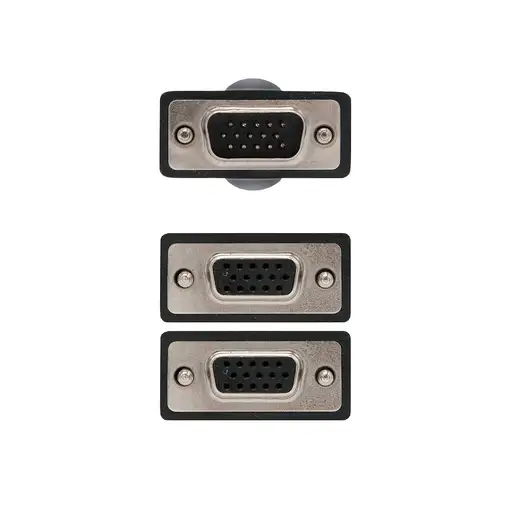 Nanocable CABLE BIFURCADOR SVGA HDB15/M-2xHDB15/H 45 CM