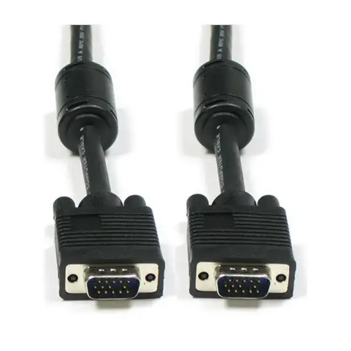 3GO CVGA15MM cable VGA 15 m VGA (D-Sub) Negro