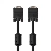 Nanocable 10.15.0101 cable VGA 1 m VGA (D-Sub) Negro