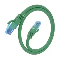 AISENS Cable De Red Latiguillo RJ45 Cat.6 UTP AWG26 CCA, Verde, 25 cm