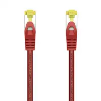 AISENS Cable De Red Latiguillo RJ45 LSZH Cat.7 600 MHz S/FTP PIMF AWG26, Rojo, 25