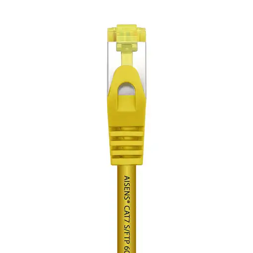 AISENS Cable De Red Latiguillo RJ45 LSZH Cat.7 600 MHz S/FTP PIMF AWG26, Amarillo,