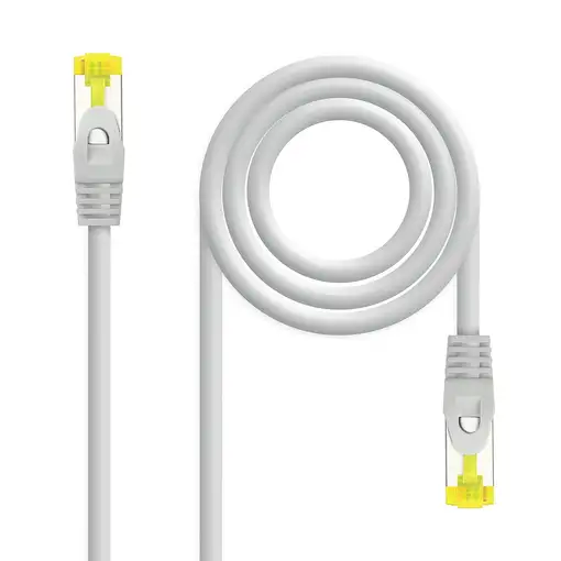 Nanocable Cable de red latiguillo RJ45 LSZH Cat.6A SFTP AWG26, Gris, 0.5m