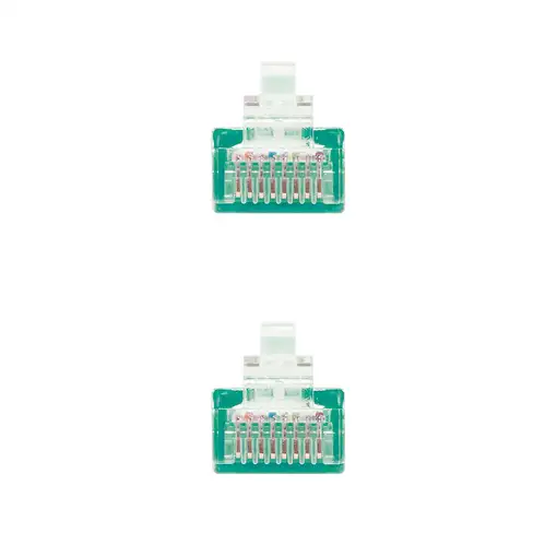Nanocable Cable Red Latiguillo RJ45 CAT.6 UTP AWG24, Verde, 25 cm