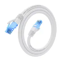 AISENS Cable De Red Latiguillo RJ45 Cat.6 UTP AWG26 CCA, Blanco, 0.5 m