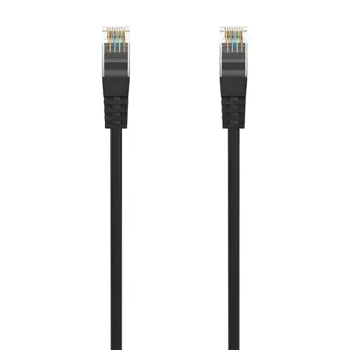 AISENS Cable de Red Latiguillo RJ45 LSZH Cat.6A 500 Mhz UTP AWG24, Negro, 1.0M