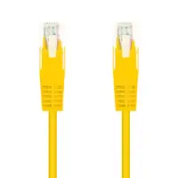 Nanocable CABLE RED LATIGUILLO RJ45 CAT.6 UTP AWG24, AMARILLO, 0.5 M
