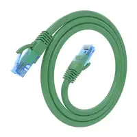 AISENS Cable De Red Latiguillo RJ45 Cat.6 UTP AWG26 CCA, Verde, 0.5 m