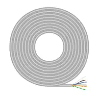 AISENS Cable de Red RJ45 Cat.6 UTP Rigido AWG23 CCA (aleacion), Gris, 100 m