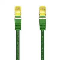 AISENS Cable De Red Latiguillo RJ45 LSZH Cat.7 600 MHz S/FTP PIMF AWG26, Verde, 0.