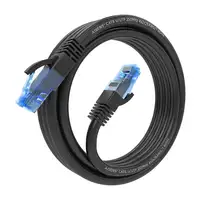 AISENS Cable De Red Latiguillo RJ45 Cat.6 UTP AWG26 CCA, Negro, 2.0 m