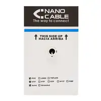 Nanocable CABLE RED RJ45 CAT.6 FTP RIGIDO AWG24, 305 M