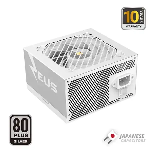 Mars Gaming MPZE750SI, Fuente Alimentación ATX 750W, 10 Años Garantía, 80 Plus Sil