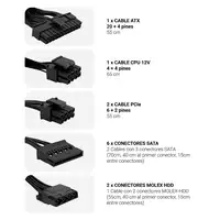 CoolBox Powerline III 750 unidad de fuente de alimentación 750 W 20+4 pin ATX ATX